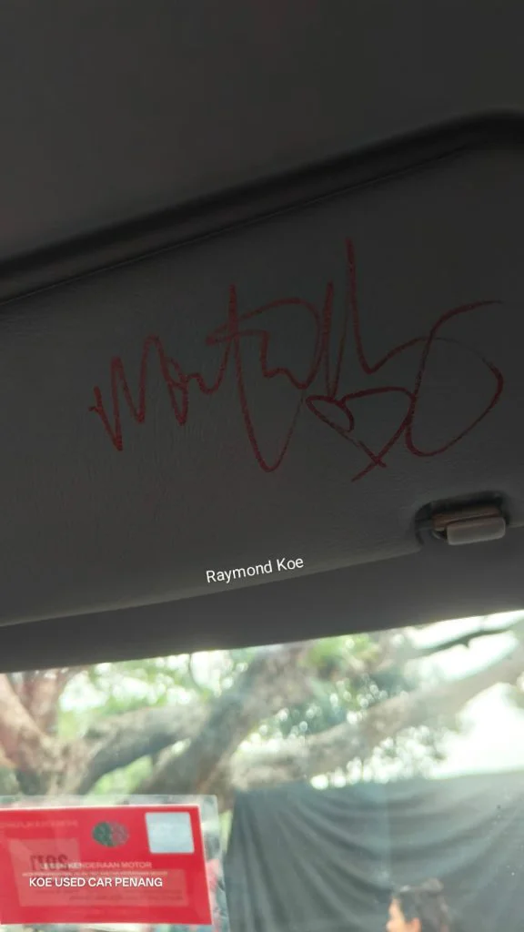 Mark Wahlberg signed a Penang man’s Kelisa. He turns 51 this week.